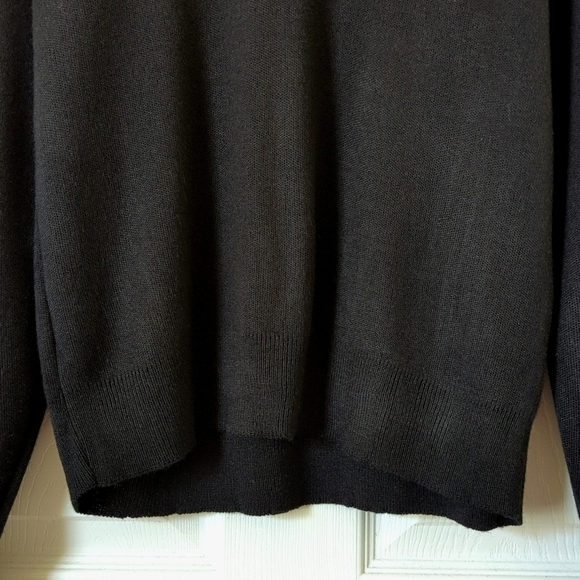 Aristocratic Embroidery 80's Vintage Classic Jack Daniels V-neck Sweater Black M - Picture 7 of 11